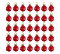 Cabilock Pendentif Collier DIY Imitation Rouge, Accessoires Bijoux | Métal et Plastique, Petit Format Raffiné, Décoration Élégante, pour Créations Artisanales et Chaînes Personnalisées