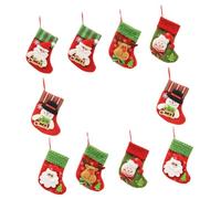 Cabilock Pendentif De De Noël Personnalisé pour Noël Description Décoration De De Noël Décorations De Noël Ornements De Fête pour Enfants De Tissu Non Tissé
