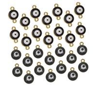 Cabilock Pendentifs Œil Maléfique en Alliage 7x9mm 40 Pièces, Breloques DIY pour Bijoux, Accessoires Fabrication Bracelets Collier, Amulette Protection, Présent Création Artisanale