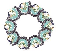 Cabilock Pendentifs Paon en Alliage Émaillé 10 Pièces pour Fabrication de Bijoux, Charms Décoratifs pour Colliers, Bracelets et Porte-clés, Accessoires DIY pour Créations Artisanales