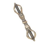 Cabilock Pestle Tibétain Laiton Rétro pour Décoration Spirituelle Ornement Dharma Unique pour Protection et Ambiance Zen Maison ou Au Temple