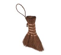 Cabilock Petit Balai Léger en Fil de Cuivre Marron, Mini Balayette de Ménage Résistante et Compacte pour Nettoyage Délicat et Cérémonie du Thé