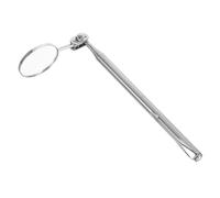 Cabilock Petit Miroir Rond Miroir D'inspection Rond Miroirs D'inspection Pour Machines-outils Mécanique Miroir Extensible Acier Inoxydable