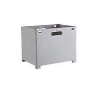 Cabilock Petit Panier À Linge Gris Pliable Avec Couvercle Panier De Rangement Pour Vêtements Organisateur Peu Encombrant
