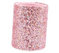 Cabilock Petit Seau pour Pinceaux de Maquillage Pailleté Organisateur de Rangement Plastique Boîtier Compact et Portable pour Femmes et Filles Support Décoratif pour Table de Maquillage