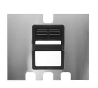 Cabilock Pièce de rechange pour friteuse : Couvercle anti-éclaboussures en acier inoxydable pour friteuses professionnelles de comptoir de 5 L, usage en cuisine et restauration (argenté)