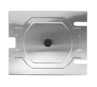 Cabilock Pièce de rechange pour friteuse : Couvercle anti-éclaboussures en acier inoxydable pour friteuses professionnelles de 6 L, usage en cuisine et restauration. Couleur : argent.