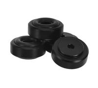 Cabilock Pieds D'isolation 4pcs en Alliage D'aluminium pour Haut-parleurs avec Anneaux en Caoutchouc Antidérapants, Amortisseurs Anti-Vibration pour Studios et Home Cinéma