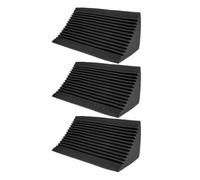 Cabilock Piège à Basses D'angle Insonorisant pour Isolation Phonique Intérieure 3 Pièces en Mousse Noire Absorption des Basses Réverbération Espaces Musicaux
