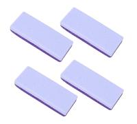 Cabilock Pierre de Pédicure Pieds 4 Pcs Violet Naturel Exfoliant Anti-callosités Léger Portable Soin Professionnel Pieds