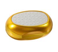 Cabilock Pierre Verre Nano Dorée pour Outil Exfoliant Portatif pour Éliminer Peau Morte Durillons et Callosités Accessoire Soin des Pieds Maison et Confortable à Prendre Main