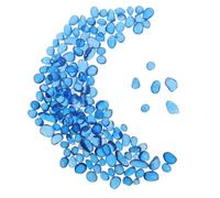 Cabilock Pierres Décoratives en Verre Texture Polie Bords Lisses pour Aquarium et Vase, Formes Variées Couleurs Vives et Éclat Subtil pour Décoration Marine et Intérieure