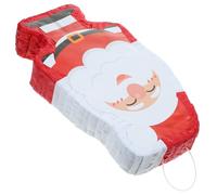 Cabilock Pinata Père Noël Papier Décoratif pour Fête de Noël Jeu Festif à Casser Remplissable de Bonbons Accessoire Amusant pour Réunions Familiales et Événements