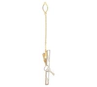 Cabilock Pince à Cravate en Cuivre Forme Guitare Élégante Prise Sécurisée pour Musiciens et Soirées à Thème Musical, Accessoire Homme Sophistiqué pour Banquet