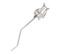 Cabilock Pince à Partitions Portable pour Saxophone Alto, Support Léger en Fer Argenté, Clip Musical Compact pour Fanfare et Pratique en Extérieur, Accessoire Indispensable pour Extrait