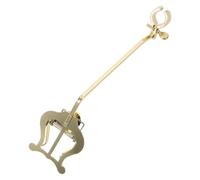 Cabilock Pince à Partitions Transparente pour Cor d'Harmonie - Support de Lyre Portable Réglable Fixation Solide Compatible Fanfare et Défilés Accessoire Léger pour Musiciens en