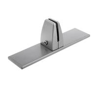 Cabilock Pince de Séparation Verticale pour Cloison de Bureau Rallonge Plate en Métal Argenté Fixation Stable pour Panneaux de Confidentialité Accessoire Mobile pour Bureau École et