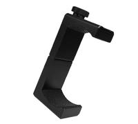 Cabilock Pince Téléphone Alliage Aluminium Rotative à Verrouillage Support Clip Ajustable pour Trépied et Perche Selfie Protection Antidérapante Silicone Compatible Microphones et LED pour