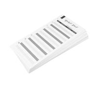 Cabilock Planificateur Budgétaire Portable en Papier Noir 60 Feuilles de Budget pour Gestion D'argenté et Planification Mensuelle Pratique