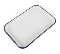 Cabilock Plaque de Cuisson Rectangulaire Émail Résistant Moule à Pâtisserie Antiadhésif pour Four