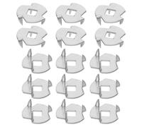 Cabilock Plaque de Fixation à Trois Branches Installation Facile en Acier Inoxydable 50 Pièces, Compatible Universellement pour Moulin à Poivre Cuisine Professionnelle