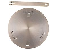Cabilock Plaque de Transfert de Chaleur en Acier Inoxydable pour Cuisiniere Electrique, Adaptateur pour Plaque à Induction Disque Convertisseur de Chaleur Pratique