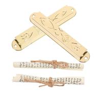 Cabilock Plaque Mezuzah Doré Ornement Judaica pour Porte Entrée Décoration Religieuse Compacte et Artistique de Mezuzah Adornments Sacrés