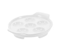 Cabilock Plat à Escargots Céramique avec Poignées Doubles Compartiments Anti-débordement Vaisselle Française pour Four et Service Élégant à Domicile ou Restaurant