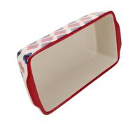 Cabilock Plat à Four Céramique Rectangulaire Double Poignée Cuisson Uniforme pour Plats Quiche et Gratins Compatible Four Micro-ondes Congélateur et Lave-vaisselle pour Usage Quotidien et