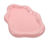 Cabilock Plateau à Bijoux Céramique Forme Décoratif Polyvalent pour Rangement Clés Cosmétiques et Accessoires Design Simple et Facile à Nettoyer pour Coiffeuse et Vitrine