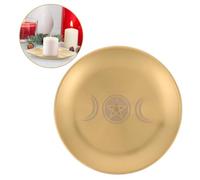 Cabilock Plateau Bougeoir pour Bougies Piliers Plateau Décoratif Résistant à Haute Température Accessoire Rituel et Décoration Intérieure