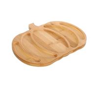 Cabilock Plateau de Service Citrouille Compartiments Plateau Snack Automne pour Halloween et Thanksgiving Apéritif pour Fruits et Fromage