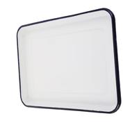 Cabilock Plateau de Service Émaillé Rectangulaire Multifonction pour Cuisson et Résistant Chaleur Grand Format pour Repas Familiaux et Usage Domestique ou Restauration