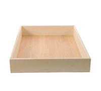 Cabilock Plateau en Bois Naturel 40 X 30 X 6 CM pour Bac à Sable Zen Japonerie, Mini Plateau de Jardin Zen de Bureau, Accessoire Décoratif Apaisant pour Contemplation et Loisirs Créatifs