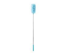 Cabilock Plumeau Ménager Microfibre Extensible Bleu Tige en Acier Inoxydable pour Nettoyage sans Rayures des Zones Difficiles D'accès et Voiture