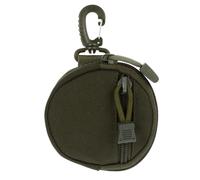 Cabilock Pochette Militaire Cylindrique Verte pour Clés et Casque sans Fil | Polyester et Plastique, Étanche, Intérieur Anti-rayures Poches, Voyage et Expédition, Accessoires de Camping