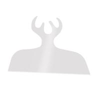 Cabilock Pochoir de Poignée pour Planche à Découper Acrylique Gabarit Réutilisable Transparent pour Découpe Précise Outil Pratique pour Charcuterie et Cuisine