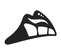 Cabilock Pochoir Eyeliner Réutilisable en Silicone Noir, Outil D'aide Maquillage des Yeux Précis, Modèle Autocollant pour Fards à Paupières, Accessoire Rapide pour Application Facile