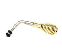 Cabilock Poignée à Ressort en Alliage Or pour Poêle à Bois et Fumoir, Compatible Large, Design Classique Ergonomique pour Cheminées et Barbecues Extérieurs
