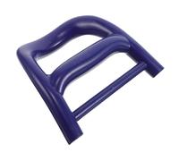 Cabilock Poignée de Chariot de Courses Légère et Stable Remplaçable en Plastique Bleu Revêtement Antidérapant Extérieur Accessoire pour Chariot Supermarché Pliable