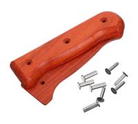 Cabilock Poignée de Couteau Bois Naturel Ergonomique Accessoire de Remplacement Pratique Set pour Couteaux de Cuisine Installation Facile Manche Antidérapant Robuste