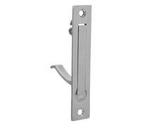 Cabilock Poignée de porte coulissante en acier inoxydable massif, poignée de traction dissimulée, poignée encastrée affleurante, finition acier brossé, pour placard et porte escamotable