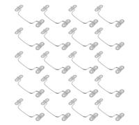 Cabilock Poignées Pliantes en Acier Inoxydable Robustes Plaque de Poignée Industrielle 40 Pcs pour Boîtes à Outils et Coffrets Ergonomiques Adaptées à L’industrie Transport Lourd