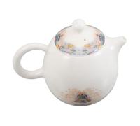 Cabilock Porcelain Teapot With Side Handle Heat Resistant Ceramic Kettle For Loose Leaf Tea Easy To Clean Traditional Japanese Style Teapot For Family And Social Gatherings