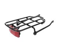 Cabilock Porte-Bagages en Acier Noir pour Vélo Électrique Arrière Léger pour Transport Sécurisé Compatible Vélos de Montagne