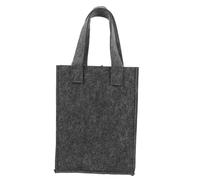Cabilock Porte-Bouteilles en Feutre pour 2 Bouteilles Taille 24x18x8,5 Cm Protège des Rayures pour Présents d'anniversaire Gris