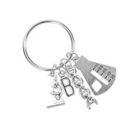 Cabilock Porte Clés Scientifique avec Microscope et Adn Breloque Physique Thématique Cadeau pour de Chimie et Accessoire pour Usage