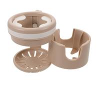 Cabilock Porte-gobelet Rotatif pour Pupitre de Musique et Pied de Micro, Fixation Clip Réglable, Support Robuste Kaki Compatible Bouteilles et Verres, Accessoire Polyvalent pour Musiciens