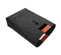 Cabilock Porte-Main Feutre pour Bible et Courses Grand Fourre-Tout Poignée Confortable Polyvalent pour Études Bibliques Shopping et Voyage Gris Foncé