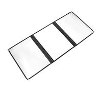 Cabilock Porte Menu PVC Transparent Couverture de Menu Pratique pour Restaurants Protège Document Étanche avec Pages et Faces Visuel